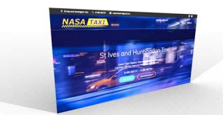 nasa taxis web design