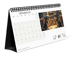 desk calendar