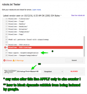 Robots Txt File Editing to Block Dynamic URL's