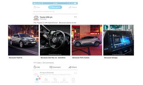 toyota carousel ads linkedin